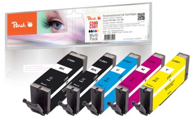 PGI-580 CLI-581XL 580 Ink Cartridge Compatible For Canon PIXMA
