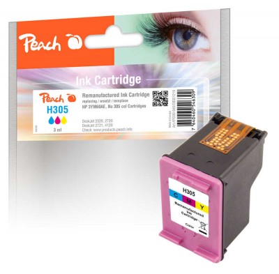 Tête d'impression Peach couleur, compatible avec HP No. 305 C, 3YM60AE