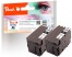 319992 - Peach Twin Pack Ink Cartridge black, compatible with Epson T2711*2, No. 27XL bk*2, C13T27114010*2