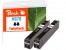 320090 - Peach Doppelpack Tintenpatrone schwarz kompatibel zu HP No. 970 bk*2, CN621A*2