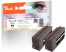 321232 - Peach Doppelpack Tintenpatrone schwarz kompatibel zu HP No. 953 bk*2, L0S58AE*2